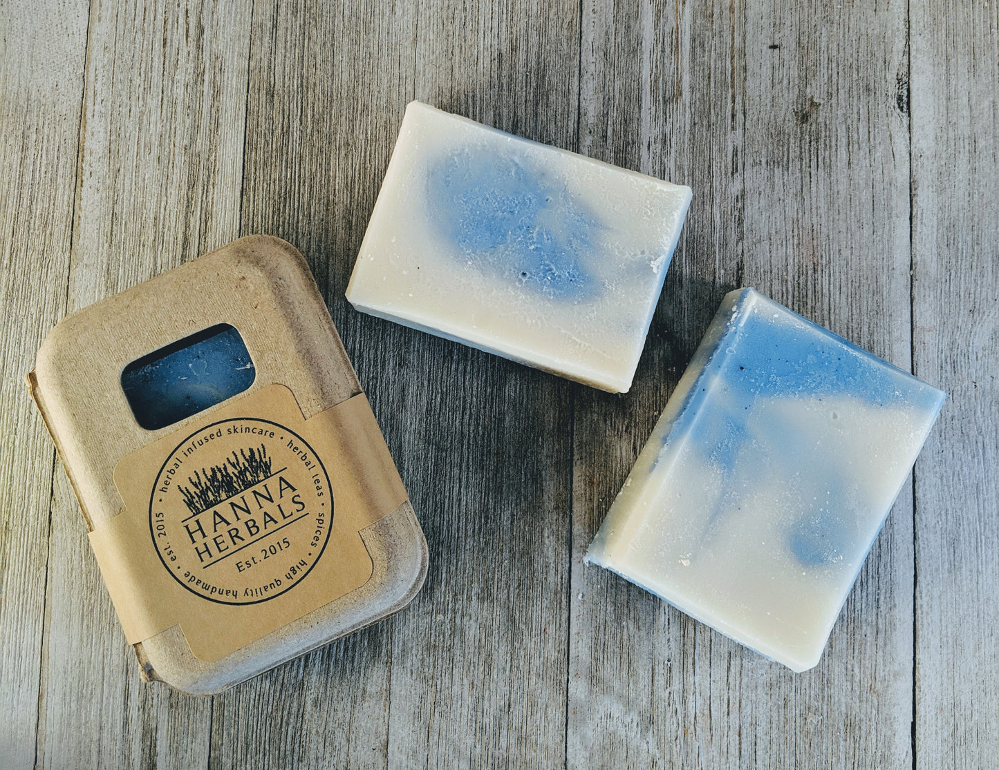Blueberry Soap - 4 ounce bar - Hanna Herbals