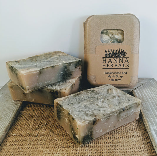 Frankincense and Myrrh Soap - Hanna Herbals