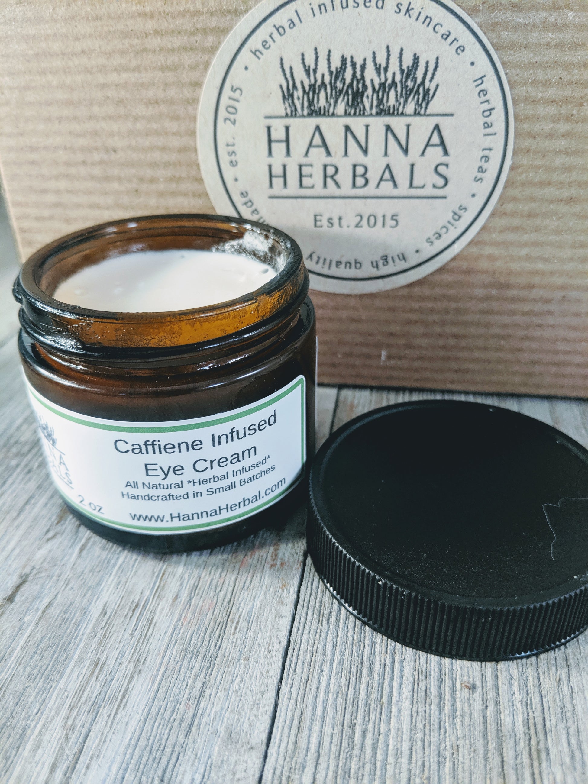 Caffiene Infused Eye Cream - Hanna Herbals