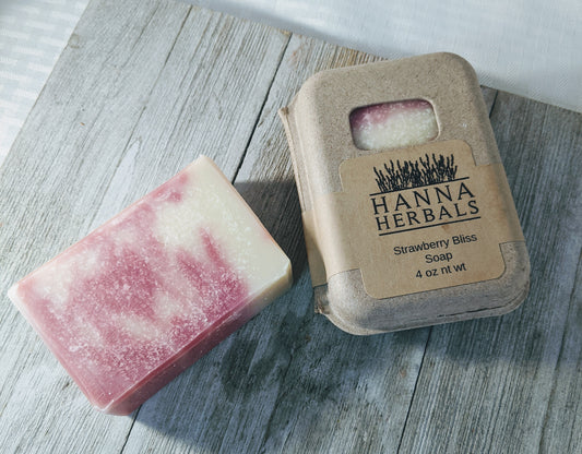 Strawberry Bliss Soap - Hanna Herbals