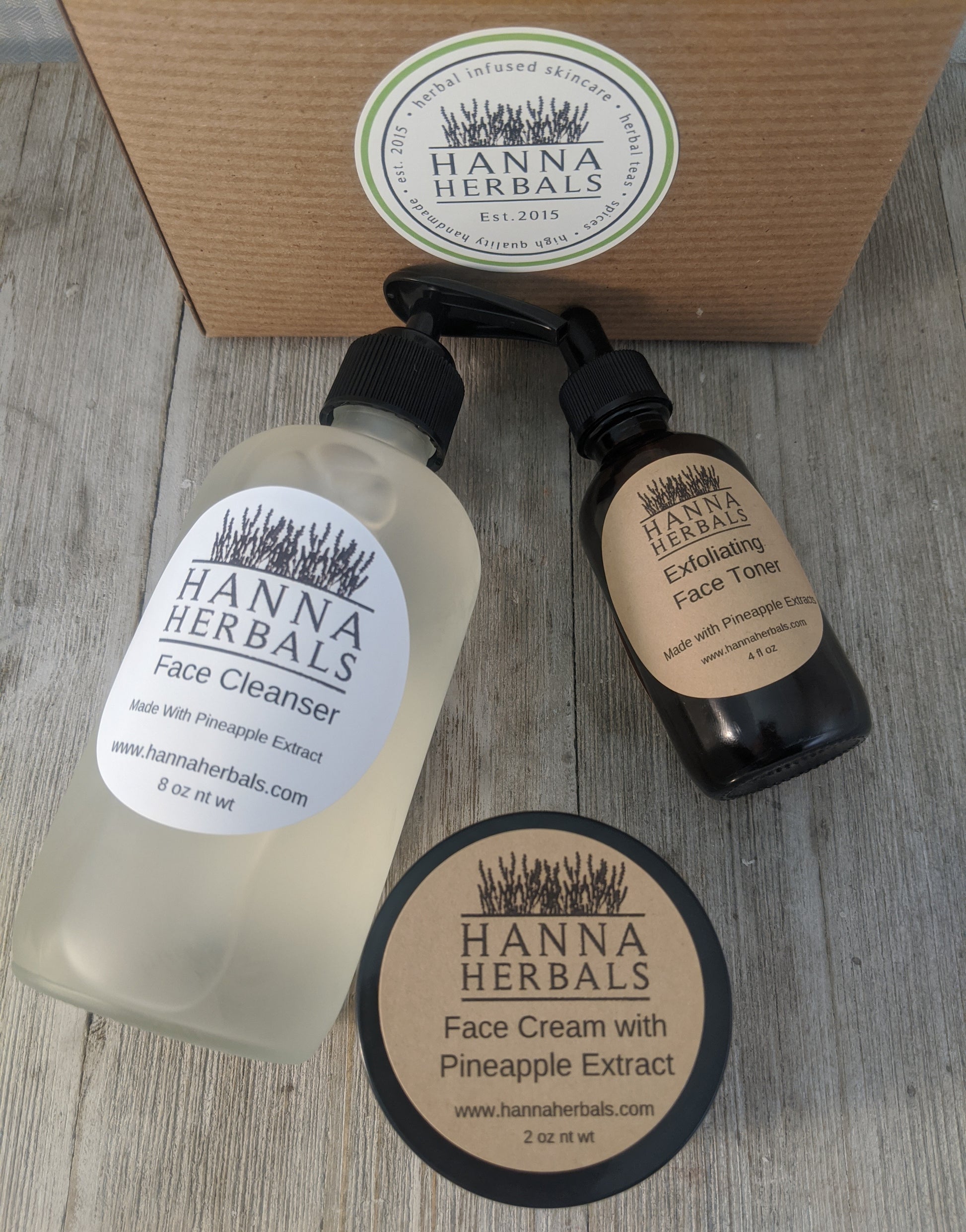 Exfoliating Skin Care Set - Hanna Herbals