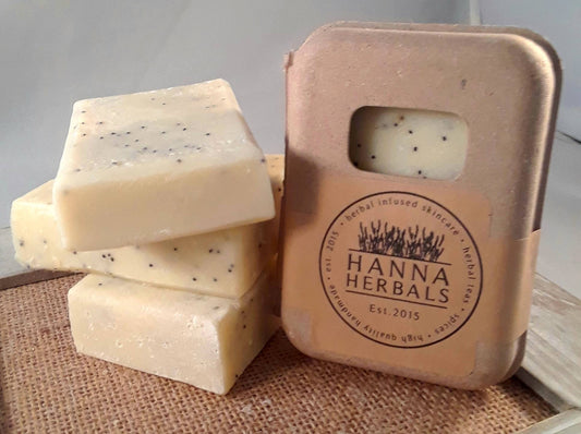 Lemon Poppyseed Soap - Hanna Herbals